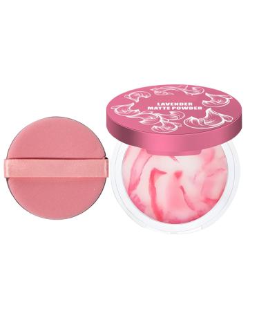 Matte Powder: Oil Absorbing Compact Face Powder with Natural Finish Translucent Anti-Shine Makeup Powder | Light Skin Mattifier Long D