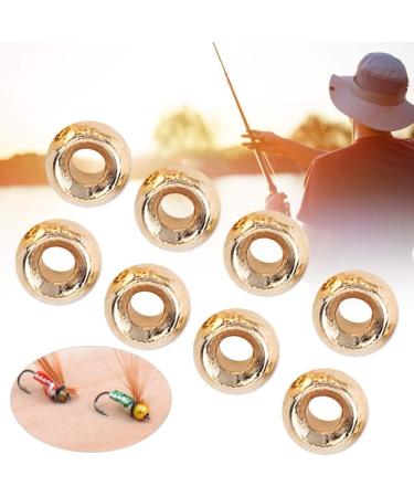 Tiiyee Round Pearls - 25 Eco-Friendly Tungsten Alloy Fly Bandages Durable Golden Nymph Heads & Fishing Accessories for Enthusiasts - 3.8mm - Buy Online on GoSupps.com