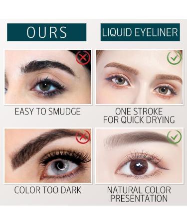 2024 New Magic Eyebrow Pencil Waterproof Microblading Eyebrow Pencil Contouring Pen 4 Tipped Precise Brow Pen Fine Stroke Microblading Eyebrow Pencil Creates Natural Makeup Effect (E-5Pcs) (E-natural black One Size) One Size E-natural Black - Buy Online on GoSupps.com