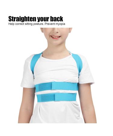 Posture Corrector Adjustable Posture Corrector Breathable Upper Back Support Brace Clavicle Support Hunchback Straightener for Children Body Correction(M) favorite gift lofty ambition - Buy Online on GoSupps.com
