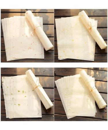 COHEALI 80 Sheets Black Drawing Paper Rice Paper for Decoupage Chinese Calligraphy Paper Plant Writing Brush - Buy Online on GoSupps.com