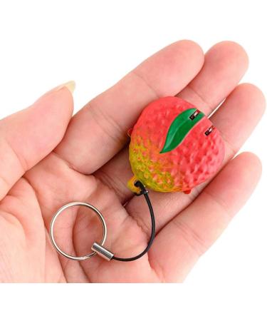 minkissy Nail Clippers Cute Fruit Litchi Fingernail Stainless Steel Toenail Clipper Cutter with King Ring Toenail Clipper Nail Manicure Trimming Tool for Men Women - Buy Online on GoSupps.com