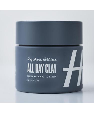 Hitch All Day Clay - Medium Hold Matte Finish Hair Clay Pomade for Men | International Shipping Available - Buy Online on GoSupps.com