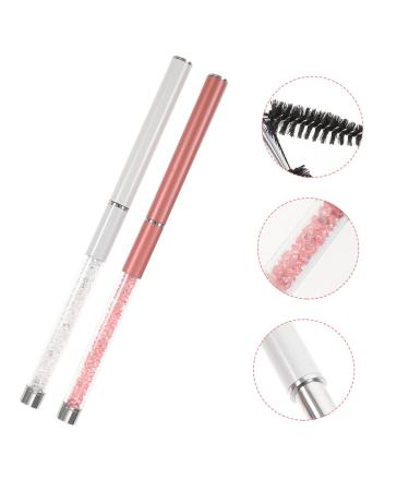 Ipetboom Grafting Eyelash Brush Set - 2PCS Mascara & Eyebrow Spoolie Perfect for Eyeliner & Eyebrow Makeup - High-Quality Eyelash Wands - Buy Online on GoSupps.com