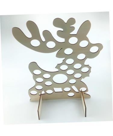 OFFSCH 1pc Xmas Advent Calendar Christmas DIY Advent Calendar Holiday Xmas Chocolate Rack Ornaments Wooden - Buy Online on GoSupps.com
