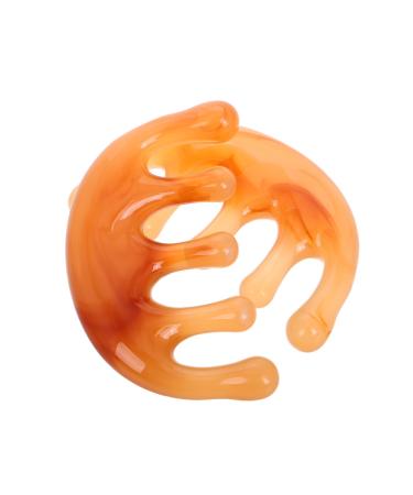 BESTYASH 2pi ces Peigne De Massage Masseur De T te Gua Pour Relaxation Outil Manuel Pour Lavage Massage Cheveux Caf