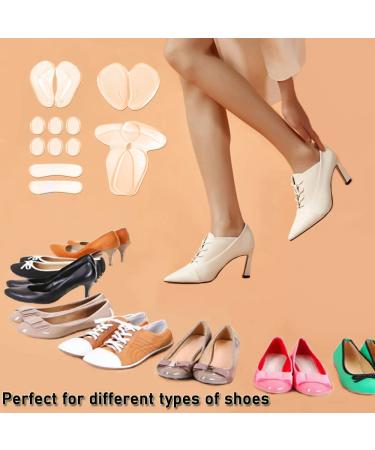 High Heel Cushion Pads - Silicone Inserts for Blisters | Anti-Slip Transparent Heel Grips for Women & Girls - Buy Online on GoSupps.com