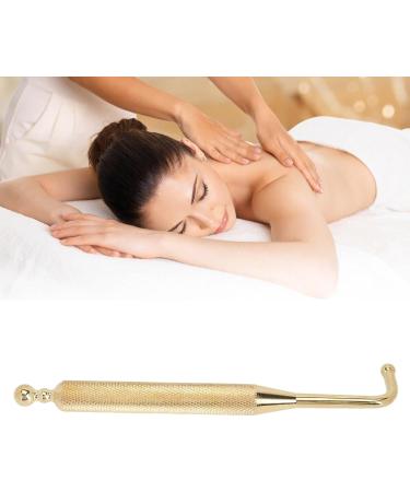Acupressure Rod & Gua Sha Massager - Rejuvenate Meridians Brass Design Easy to Clean Whole Body Use - Buy Online on GoSupps.com