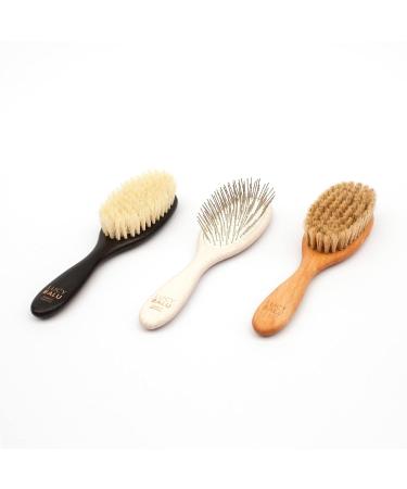 Lucybalu Cat Brush for Short & Long Hair | Vegan Animal Hair Grooming | Agave Fiber Bristles & Wooden Handle | Perfect Felting & Combing Tool for Cats - Buy Online on GoSupps.com