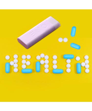 Mini Pill Organizer - 3 Times a Day Travel Case | Portable Cute Pill Box for Medication Vitamins & Supplements - Pink - Buy Online on GoSupps.com