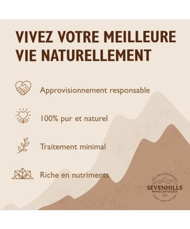 Sevenhills Wholefoods Organic Raw Turmeric Powder 500g - Buy Online on GoSupps.com