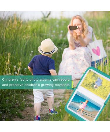 Baby Photo Albums | Soft Fabric Remembrance Book for Newborns | Record 17 Photos 4x6 Inches | Perfect Infant Keepsake - Buy Online on GoSupps.com