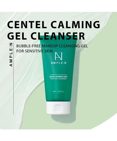 COR ANA AMPLE:N Centel Calming Shot Gel Cleanser | Soap-Free Makeup Remover for Sensitive Skin | Cica & Tea Tree Extract | Fragrance-Free Face Wash - 5.07 fl.oz - Buy Online on GoSupps.com