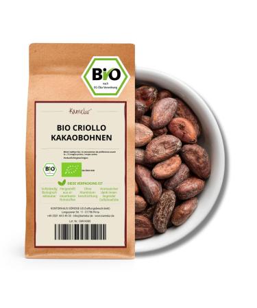 500 g Criollo ORGANIC cocoa beans raw food whole cocoa beans unroasted vegan and without additives - eco-friendly packa