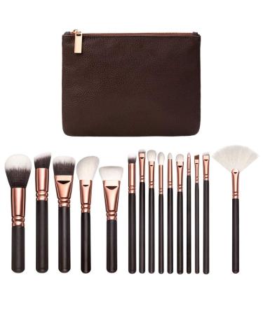 15 Pc Multifunctional Makeup Brush Set - Portable Tools for Face & Eye Makeup - Perfect for All Skin Tones - Buy Online on GoSupps.com