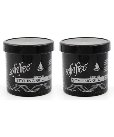 Sofn'free Protein Styling Gel 170g Black Pack of 2 - Buy Online on GoSupps.com