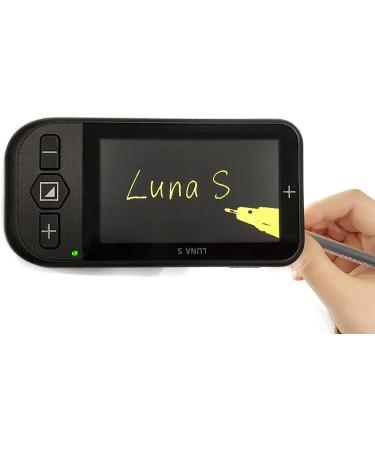 Zoomax Luna S Portable HD Electronic Magnifier for Low Vision | Handheld Video Magnifier (2X-19x Magnification) - 10 High Contrasts | FM Radio & Voice Control | Lens Cleaning Cloth - Buy Online on GoSupps.com