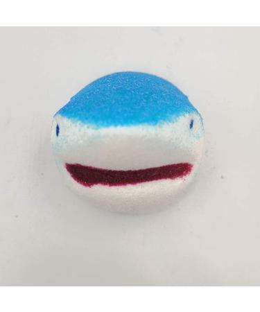 Shark Attack Bath Bomb - Vegan Approved Fizzer with Bleeding Shark Bite Fun, Unique Gift for Kids, Blue & Red Blood, Made in the UK - Buy Online on GoSupps.com