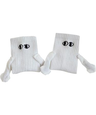 Gimocool Funny 3D Magnetic Socks | Unique Hand Holding Couple Socks | Magnetic Suction Doll Design | Perfect Gift for Couples | 2 Pairs - Buy Online on GoSupps.com