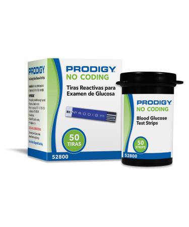 Prodigy No Coding Blood Glucose Test Strips - 50 ct - Buy Online on GoSupps.com
