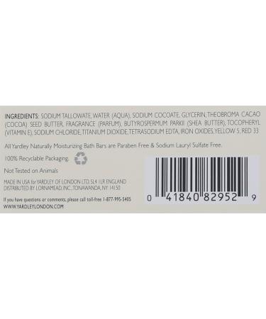 Yardley Cocoa Butter Moisturizing Bar 4 oz - Pack of 6 | Buy Internationally - Buy Online on GoSupps.com