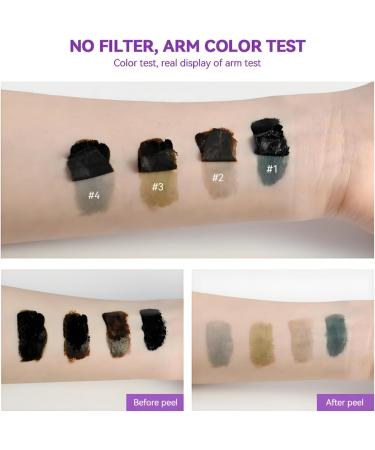  SONGVISON Eyebrow Dye Gel Peel Off Gel Brow Waterproof Eyebrow Dye Semi Permanent Eyebrow Dye Up to 3 Day Wear Eyebrow Makeup with Dye - Buy Online on GoSupps.com