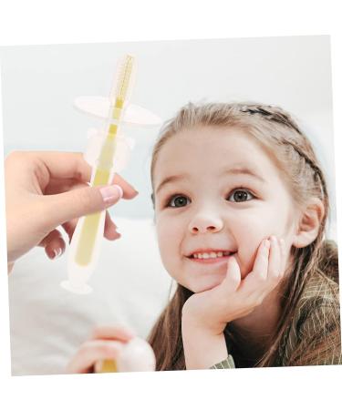 Magiclulu 4-Piece Infant Toothbrush Set | Silicone Toddler Toothbrush for 6-12 Months & 1-Year-Olds | Safe & Gentle Dental Care for Babies - Buy Online on GoSupps.com