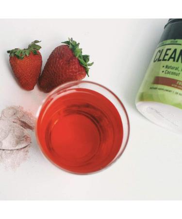 Clean BCAA Vegan Amino Acid Supplement with Organic Coconut Water Electrolytes - Fruit Punch Flavor - 216g - Buy Online on GoSupps.com