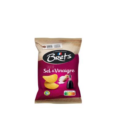 Chips Saveur Sel & Vinaigre BRET'S - 10 Paquets de 125 gr