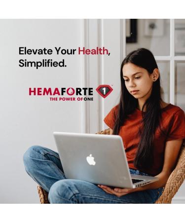 HEMAFORTE 35 mg Heme Iron Supplement - Highest Dose of Iron Supplement - One Capsule Daily for treating & preventing Iron Deficiency Anemia - 30 Capsules. - Buy Online on GoSupps.com