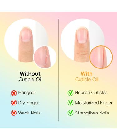  COSCELIA Coscelia 8 Pcs Cuticle Nail Oil Pens for Cuticles Nail Nutrition Oil Nail Care to Repair Cracks and Cuticle Oil Dry Mix Taste - Buy Online on GoSupps.com