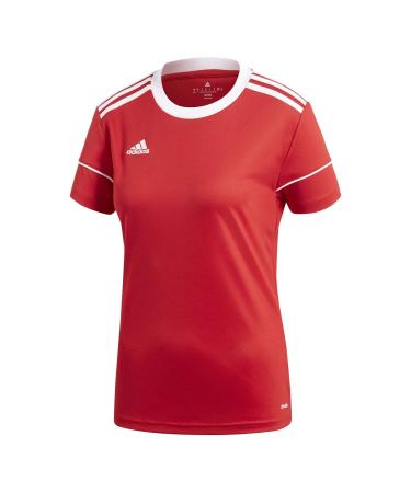 adidas Women's Squadra 17 Short Sleeve Jersey XS Power Red White