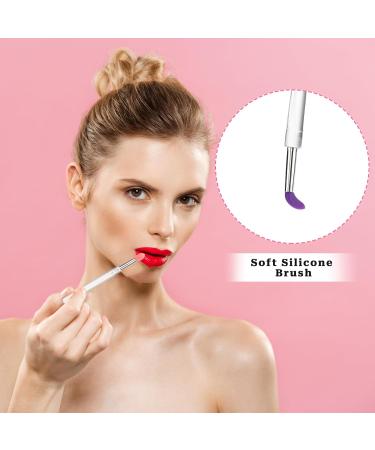 4 Pcs Silicone Lip Brush Set - Reusable Lipstick Applicator Wands & Lip Scrub Brushes for Makeup Eyeshadow Lip Gloss & Lip Balm - International Shipping Available - Buy Online on GoSupps.com