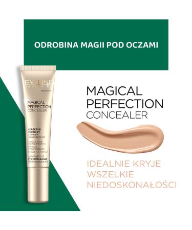 Eveline Cosmetics Magical Perfection Concealer - Eye Concealer 15ml No. 02A Light Vanilla | Best International Shipping - Buy Online on GoSupps.com