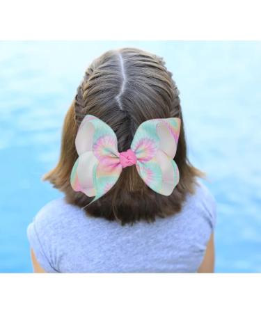 Midodo 10-Piece Girls Hair Clip Set Large 6 Inch Loop Hair Accessories for Children Perfect for All Hairstyles - Buy Online on GoSupps.com