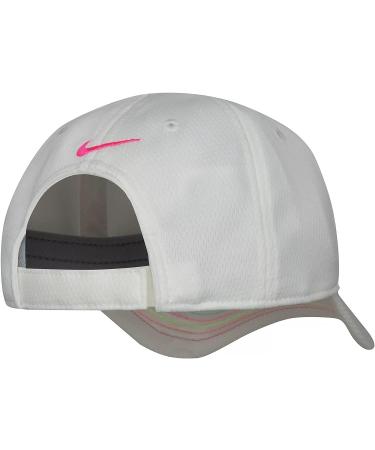 Nike Girls Rainbow Swoosh Adjustable Hat White/Pink 2-4T - 1a2922-001 | Shop Now - Buy Online on GoSupps.com