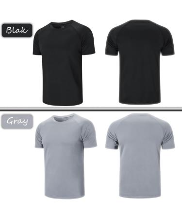 Buy Cimic Sport T-Shirts for Men - Quick-Drying Breathable Fitness Shirts | 3 or 5 Pack | Short Sleeve Running Tees in Black Gray Green Marine Blue - Buy Online on GoSupps.com