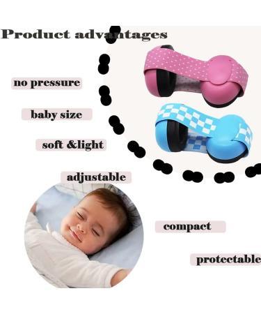 Inelihoo Baby Capsule Ear Protector for Infants | Adjustable Noise-Canceling Headphones (0-3 Years) - Pink - Buy Online on GoSupps.com