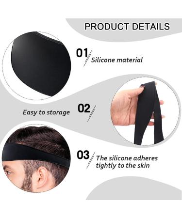 Neckline Shaving Template - Curved Hair Cutting Guide & Soft Silicone Trimming Tool for DIY Home Haircuts (Red - Buy Online on GoSupps.com
