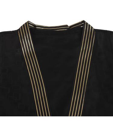 Polyester Short Sleeve Haircut Pocket Apron Stylish and Professional Waterproof Versatile Use Black Color 2 Pockets for Salon Home - Buy Online on GoSupps.com