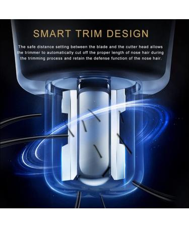Buy Cordless Electric Ear & Nose Hair Trimmer - IPX7 Waterproof Fast Charging Rechargeable Razor for Men & Women - Buy Online on GoSupps.com