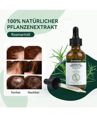 2-in-1 Electric Scalp Massage Brush & Hair Oil Applicator with Rosemary Oil | Head Massager & Hair Care | 60 ml - Buy Online on GoSupps.com