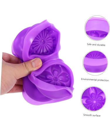 Zerodeko 6 Pcs Handmade Soap Mold Baking Muffin Mold Donut Candy Silicone Muffin Mold Baking Accessory Silicone Tools Silicone Molds Silicone DIY Mold Chocolate Silica Gel Roses Purple 3X16.6X16.6CMx6pcs - Buy Online on GoSupps.com