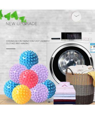 Angeer 4 Pcs Reusable Dryer Tumble Balls | Non-Melt Laundry Cubes | New Softer Material | Color Random - Buy Online on GoSupps.com