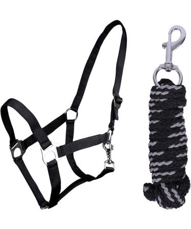 NetProShop Halter & Guideline Single Color for Mini Shetty to XL Full Black - Buy Online on GoSupps.com