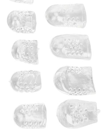 Saluaqui 30-Piece Pinky Toe Protector | Anti-Friction Breathable Transparent Toe Sleeves for Ingrown Toenails Corns & Calluses - Buy Online on GoSupps.com