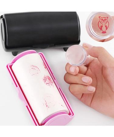 Beaupretty nail stamping kit nail polish tools Nail Art Supplies Nail Beauty Art Tool Easy Use Nail Art Accessories stamping nail polish DIY nail stamper Nail Design Supplies Toolkit manicure 11.5X6CM Black - Buy Online on GoSupps.com