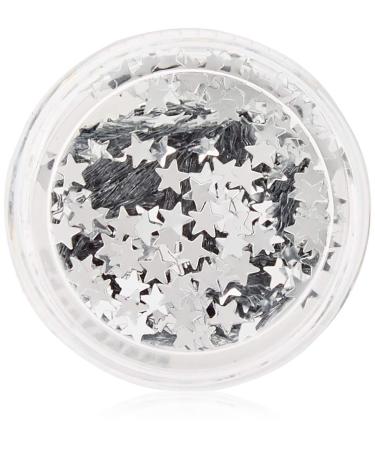 Cosmetic Glitter Stars for use on the face - Silver