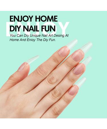 TOMICCA 4-in-1 Gel Nail Glue Set for Acrylic & False Nails - Super Strong Formula for Nail Polish UV/LED Lamp Cure - 2PCS 15ml - Buy Online on GoSupps.com
