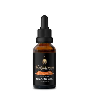 Men's Cedarwood Beard Oil Made in Canada featuring Cedarwood Oil Coconut Oil Argan Oil Jojoba Oil Castor Oil Grapeseed Oil + Vitamin E.